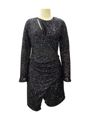 Black beaded dress