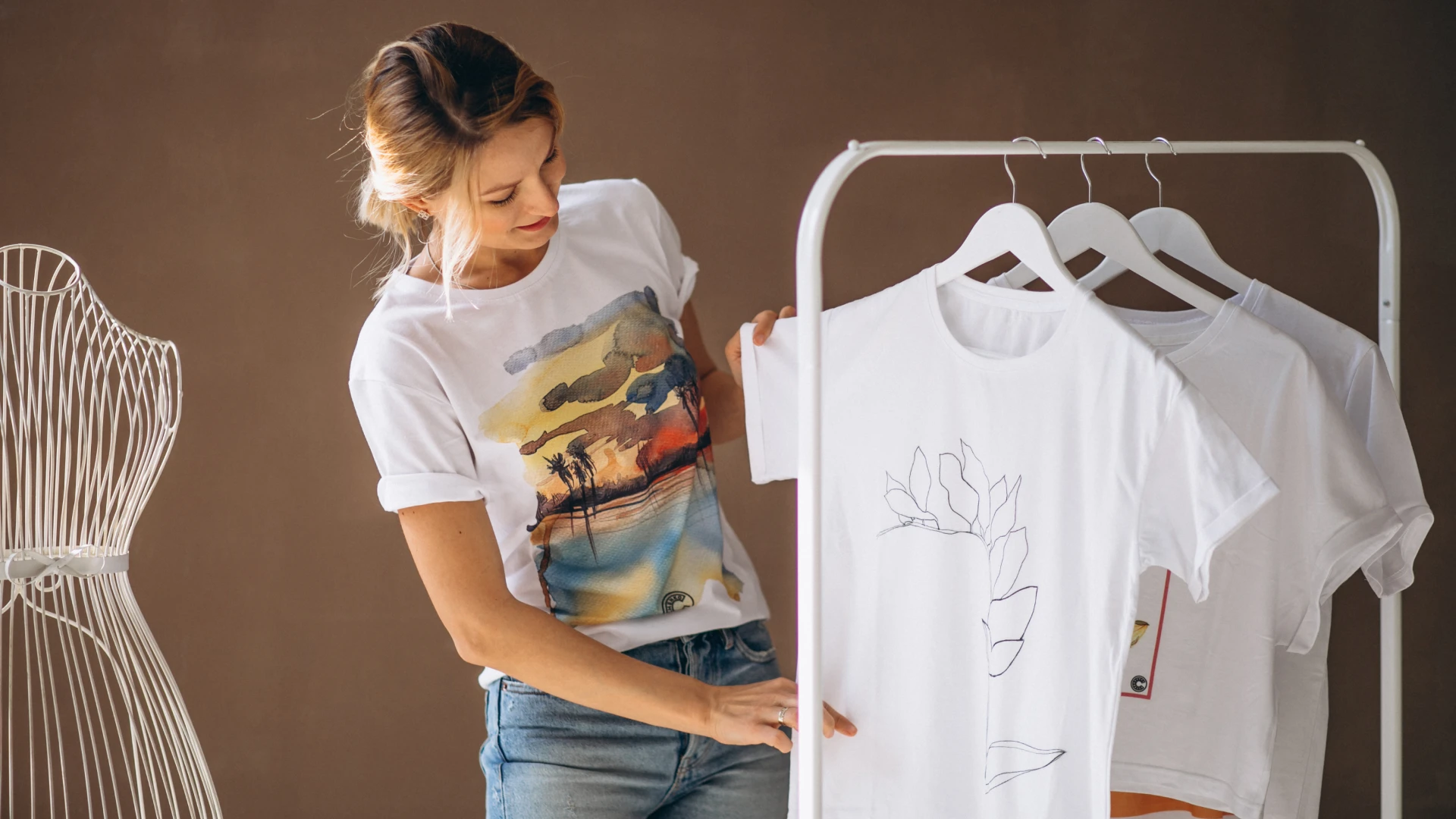 woman-chosing-white-shirt