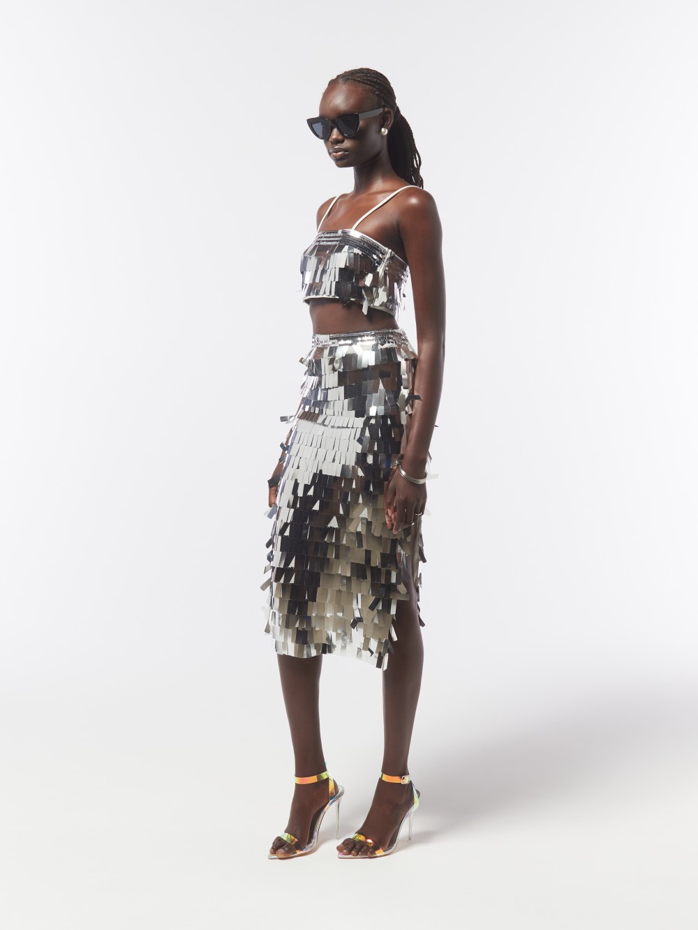 Metallic Paillette Fringe two piece Sets (2)