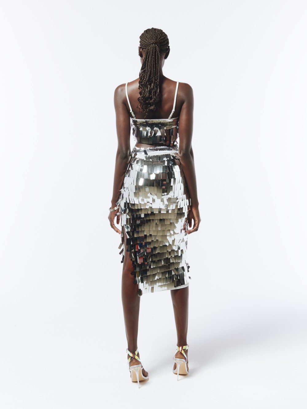 Metallic Paillette Fringe two piece Sets (3)